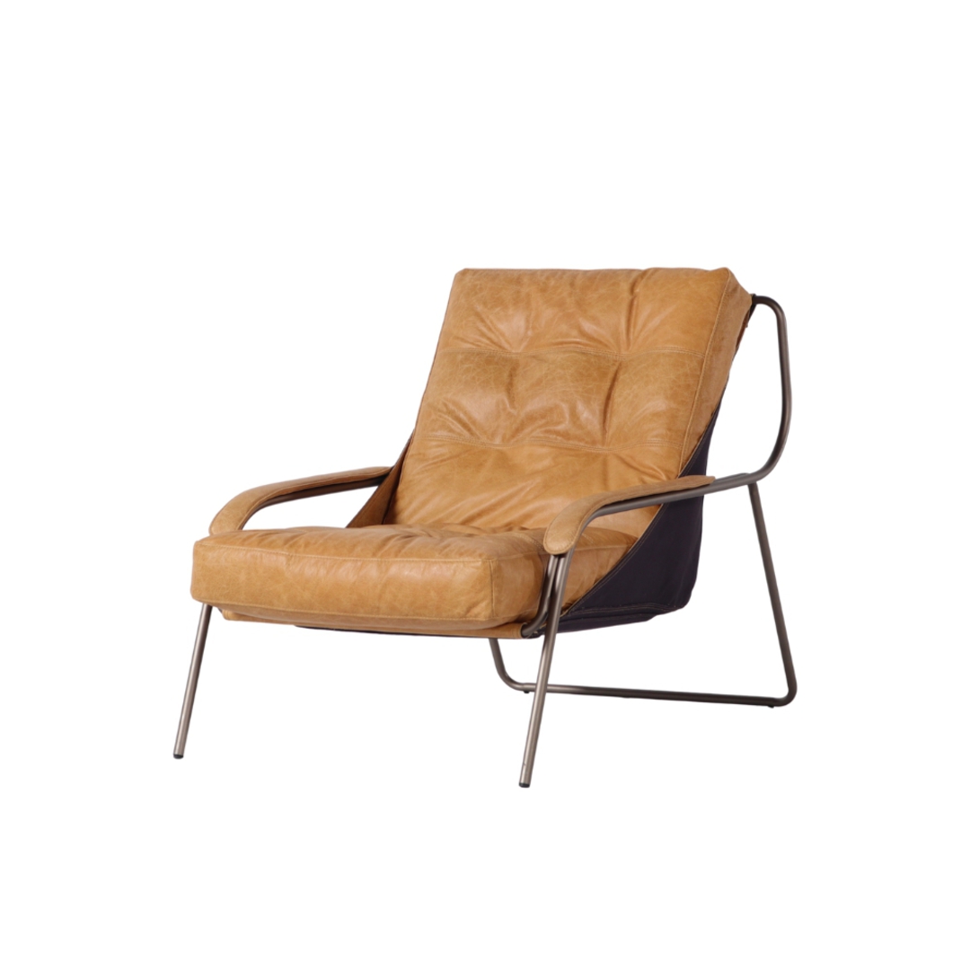 Pisa Leather Leisure Chair Rum image 0
